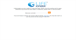 Desktop Screenshot of lifeionizer.com
